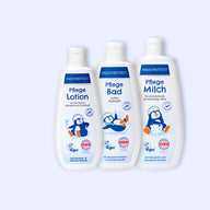 Badezeit Routine Bundle mit Pflegelotion, Pflegebad und Pflegemilch, für Gesicht, Körper und Haare.