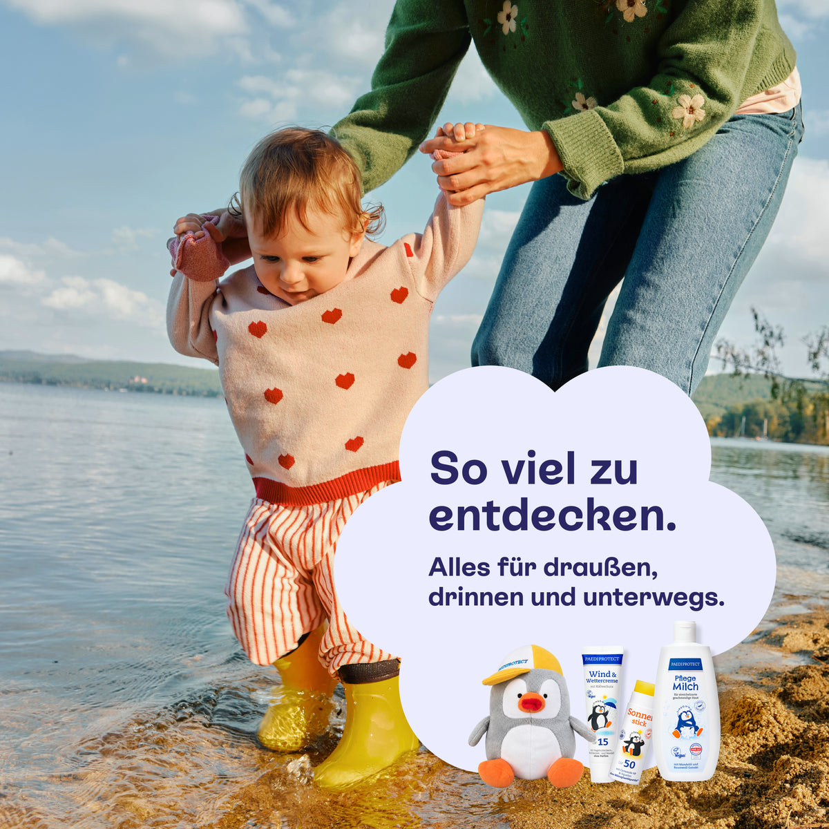 Hautpflege und Sonnenschutz für die ganze Familie