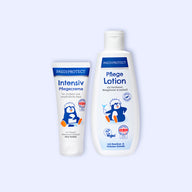 Intensiv Pflege Bundle mit Intensiv Pflegecreme und Pflegelotion, für besonders beanspruchte Hautstellen.
