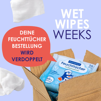 10 x 10 Feuchttücher