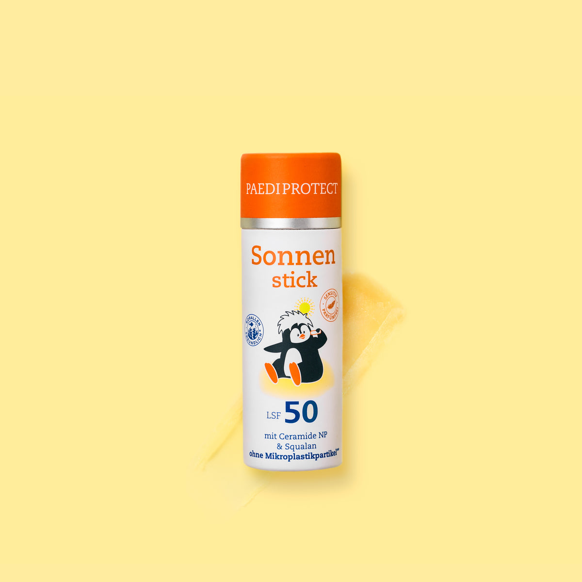 PAEDIPROTECT Sonnenstick LSF 50 in der Stiftverpackung.