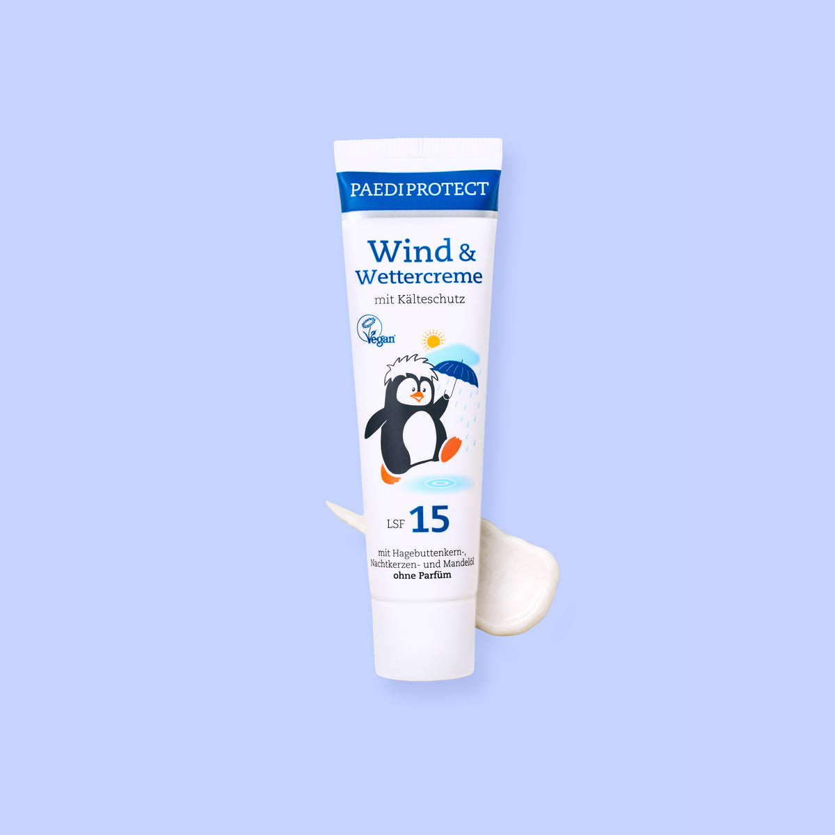 PAEDIPROTECT Wind- und Wettercreme LSF 15 in der Tube.