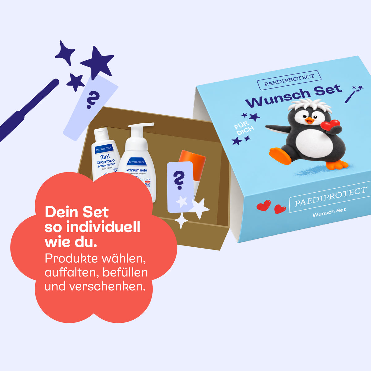 Wunsch-Set Geschenkverpackung Banderole