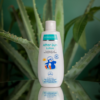 a bottle of lotion on a table