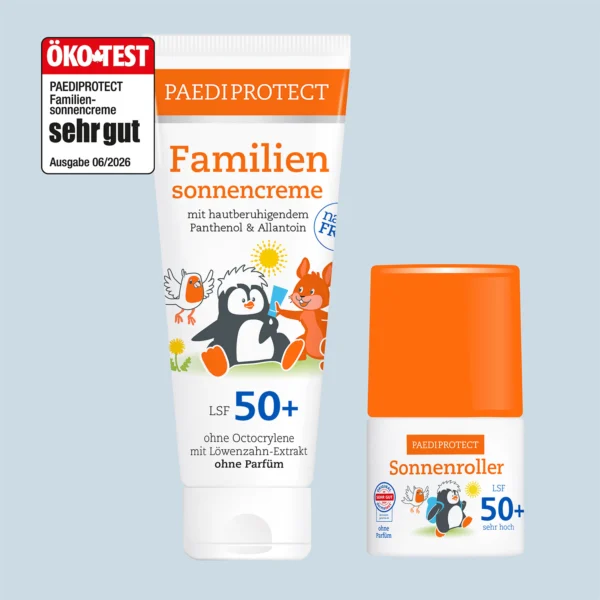 Bundle Familiensonnencreme und Sonnenroller