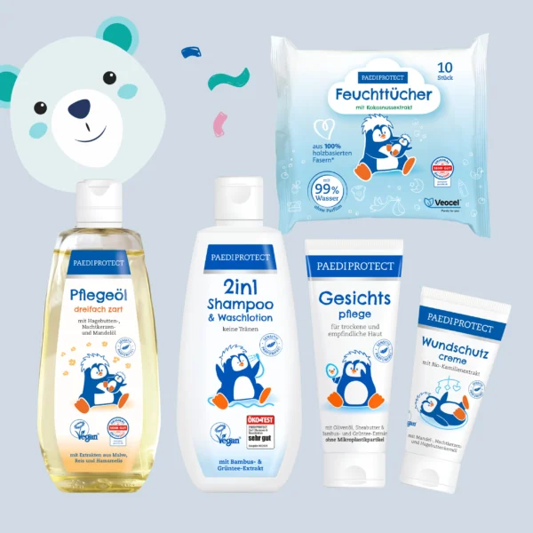 Paediprotect Hautpflege zum abschminken von Kinderschminke