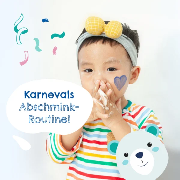 Paediprotect Hautpflege zum abschminken von Kinderschminke