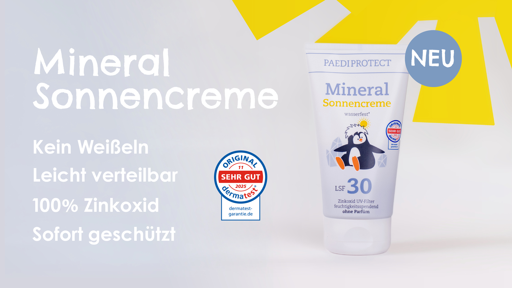 _2603_MineralSonnencreme_PopUp Neue mineralische Sonnencreme von PAEDIPROTECT
