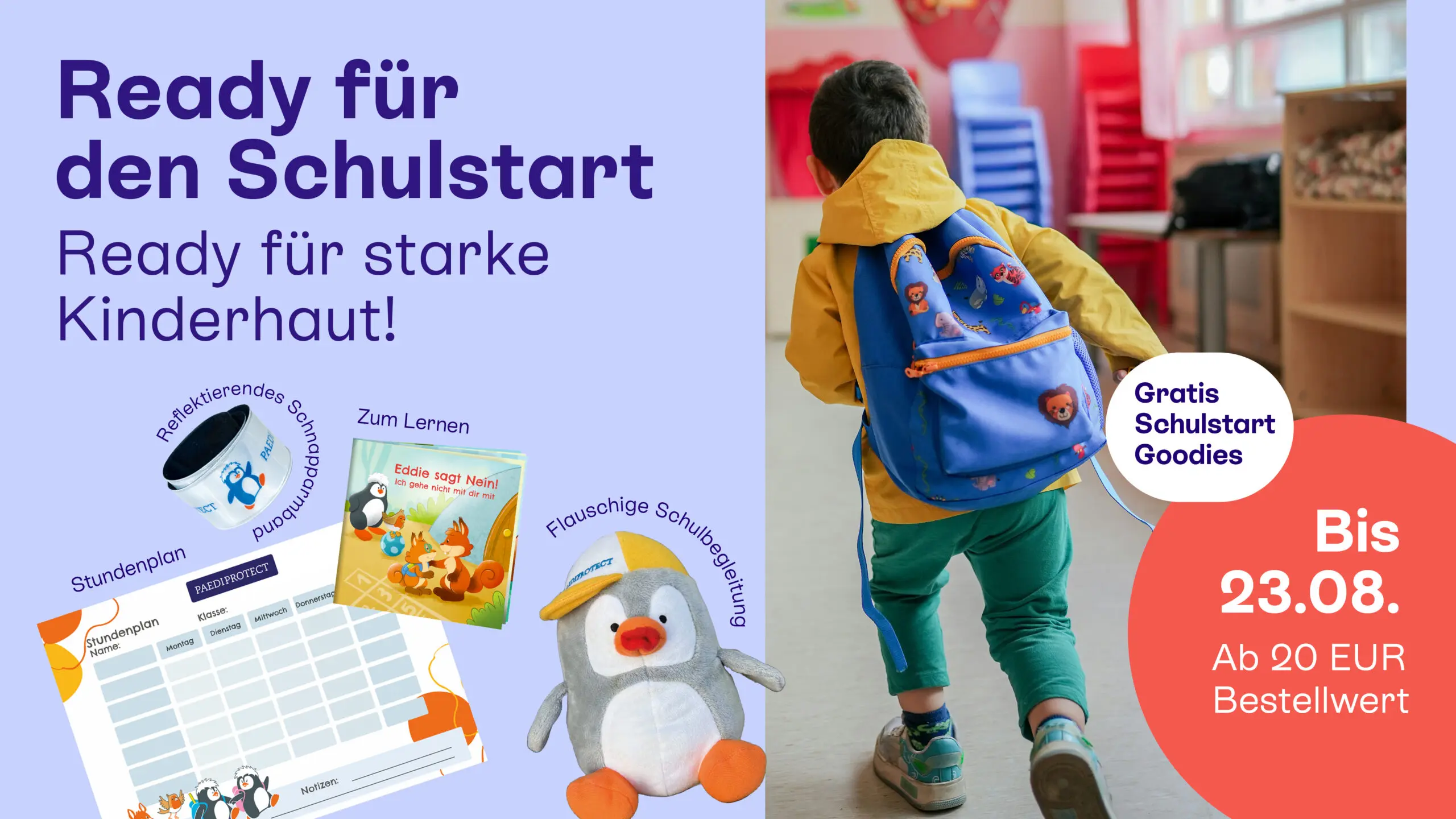 Geschenke von PAEDIPROTECT zum Schulstart Geschenke von PAEDIPROTECT zum Schulstart