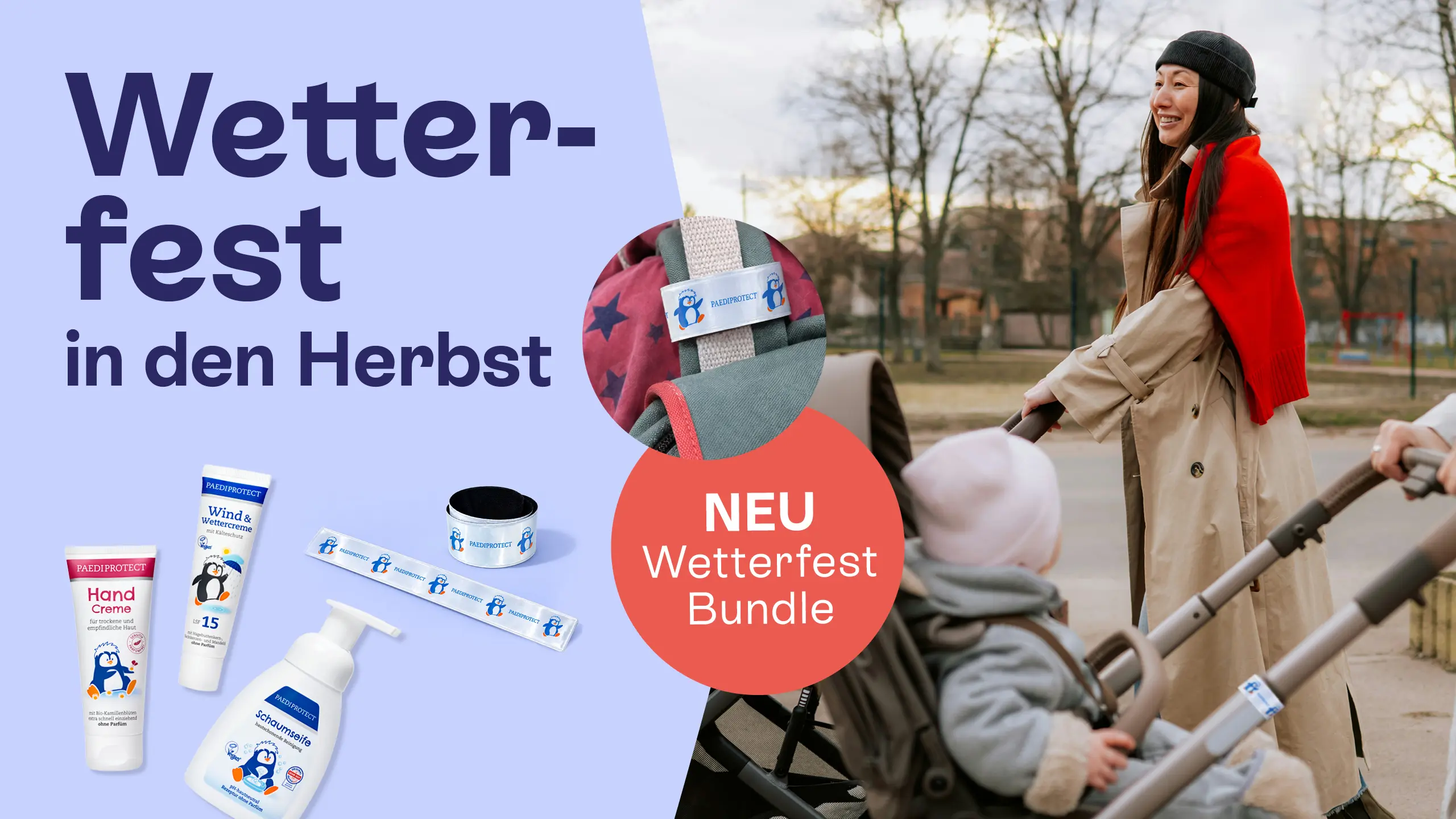 Wetterfest-Bundle Wetterfest-Bundle mit Schaumseife, Handcreme & Wind und Wettercreme