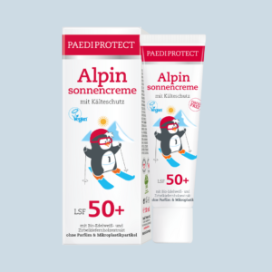 a tube of sunscreen with a penguin on it