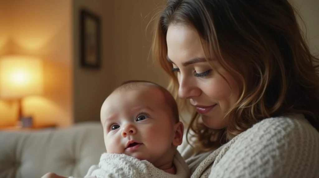 Babykopfhaut mit Schuppen