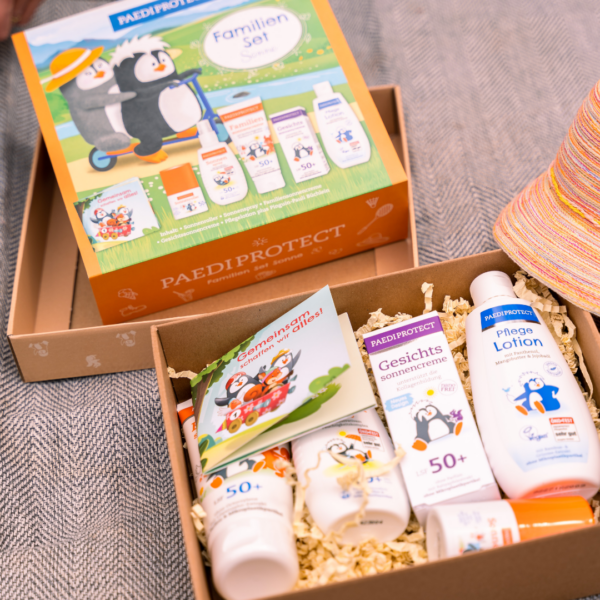 a box with different products in it