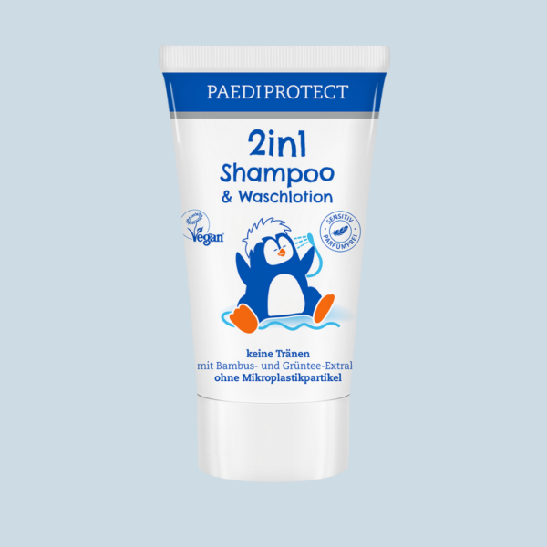 PAEDIPROTECT 2in1 Shampoo & Waschlotion Reisegroße