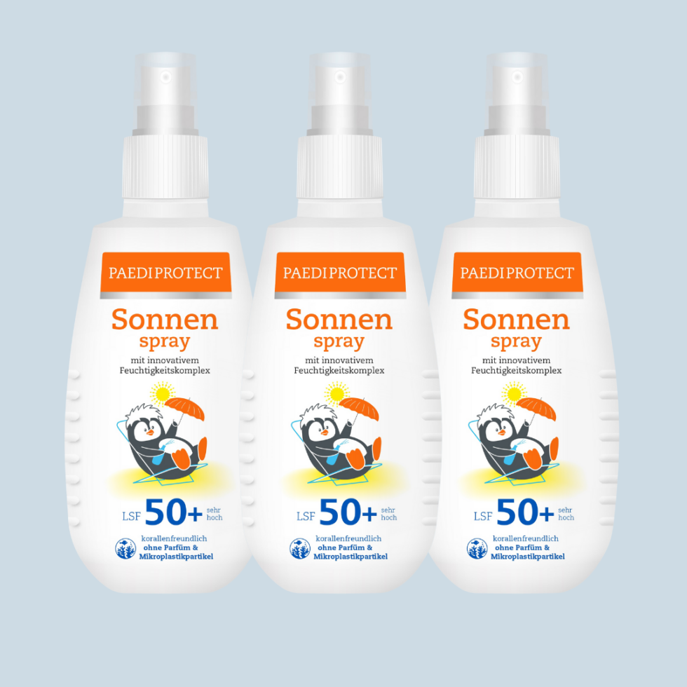 a group of sunscreen spray bottles
