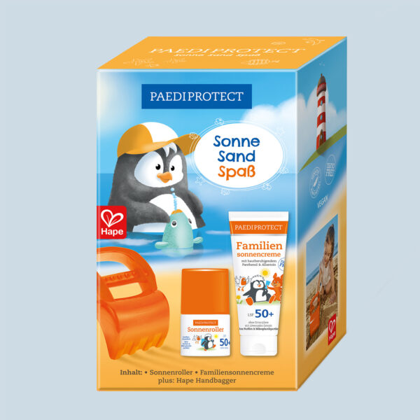Startseite 37 PAEDIPROTECT Sonne Sand Spaß Set