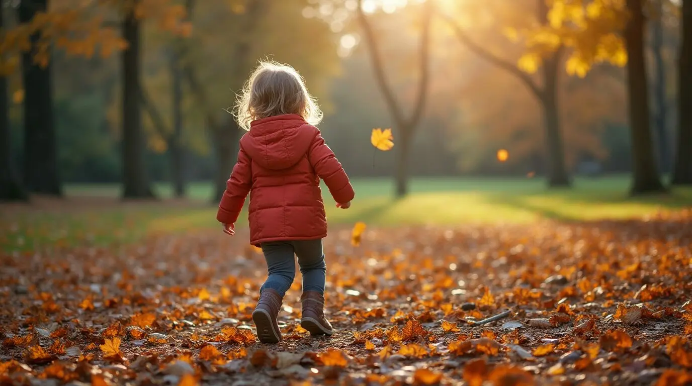 Kind geschützt mit Wind und Wetter Creme