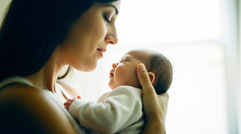 Körperpflege Neugeborenes