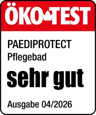 PAEDIPROTECT Pflegebad erhält ÖKO-TEST „sehr gut“ 2 Oekotest Paediprotect Pflegebad 4260401410778 04 26