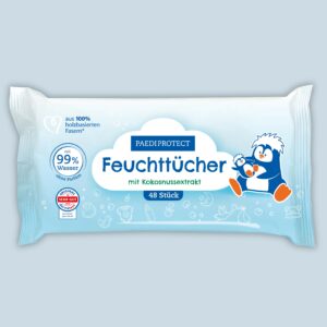 Feuchttücher mit Kokosnussextrakt