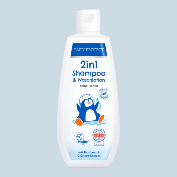 PAEDIPROTECT Babyshampoo: 2in1 Shampoo & Waschlotion für Kinder