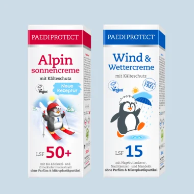 Bundle PAEDIPROTECT Alpinsonnencreme, PAEDIPROTECT Wind & Wettercreme