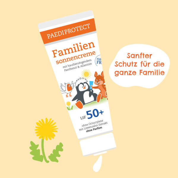 Startseite 20 PAEDIPROTECT Familiensonnencreme