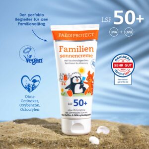 Bundle PAEDIPROTECT Familiensonnencreme, PAEDIPROTECT Gesichtssonnencreme