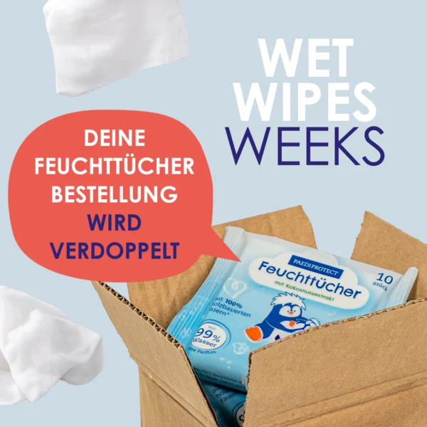 Baby Feuchttücher Sonderpreis 50 % Rabatt