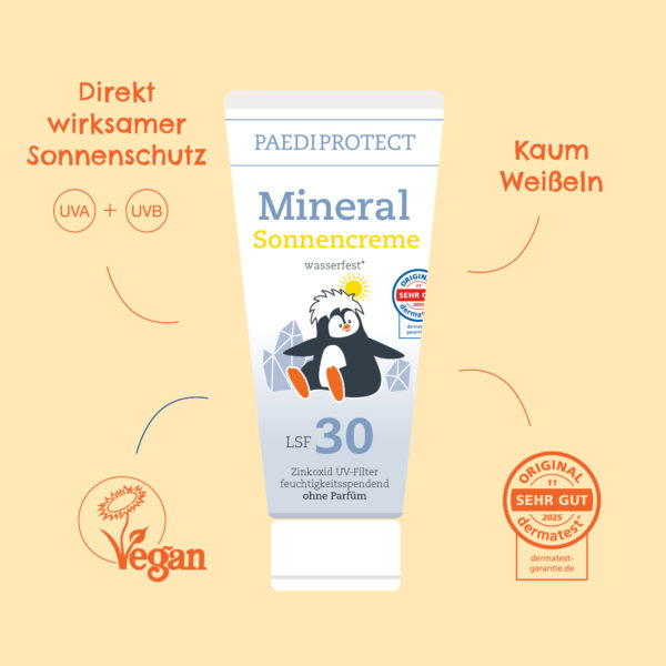 Startseite 32 PAEDIPROTECT Mineralische Sonnencreme ohne Titandioxid