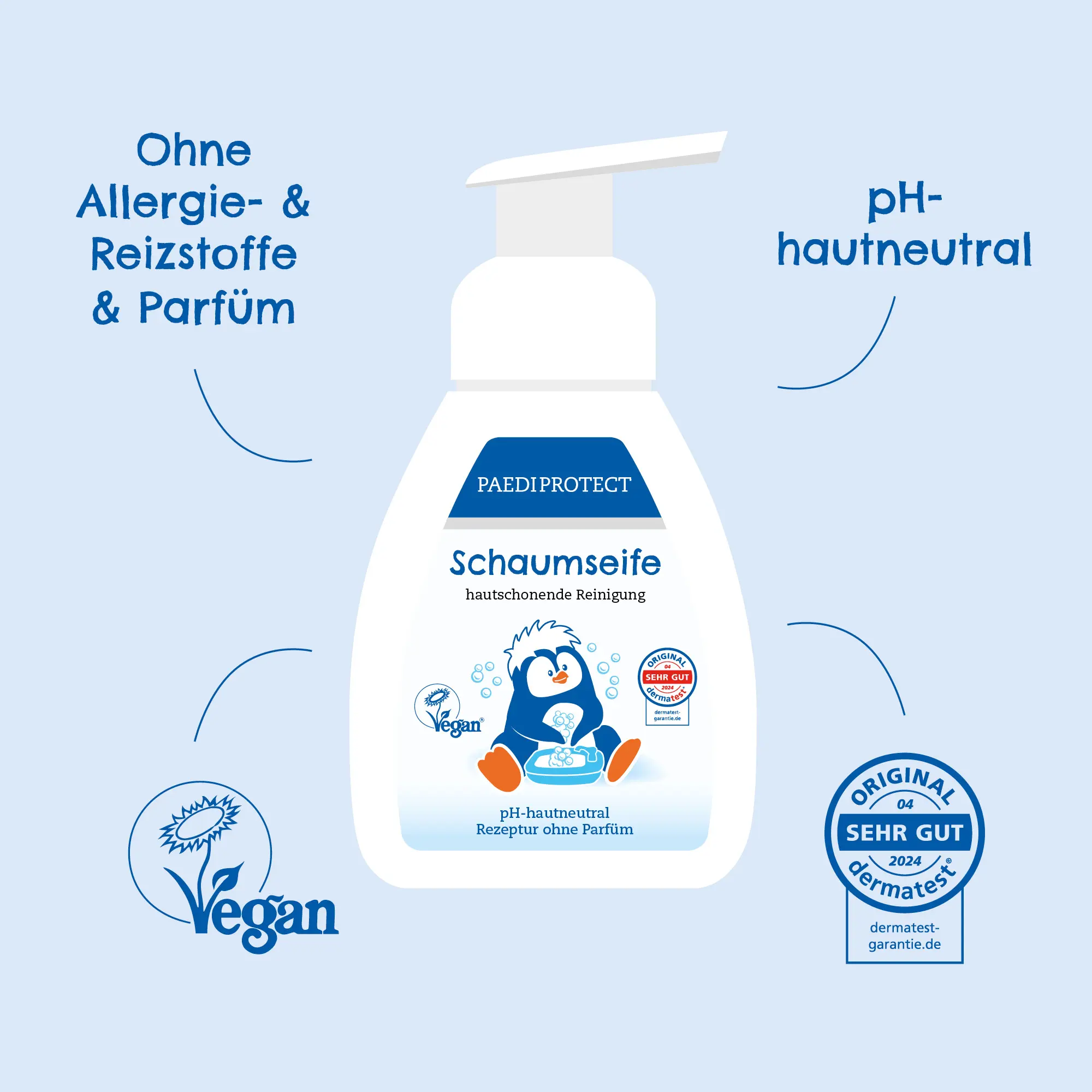 Bundle Schaumseife - Zahle 5, erhalte 6! 3 PAEDIPROTECT Schaumseife