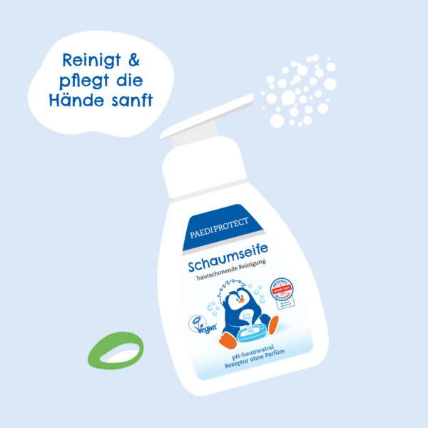PAEDIPROTECT Kinder-Schaumseife für Hände