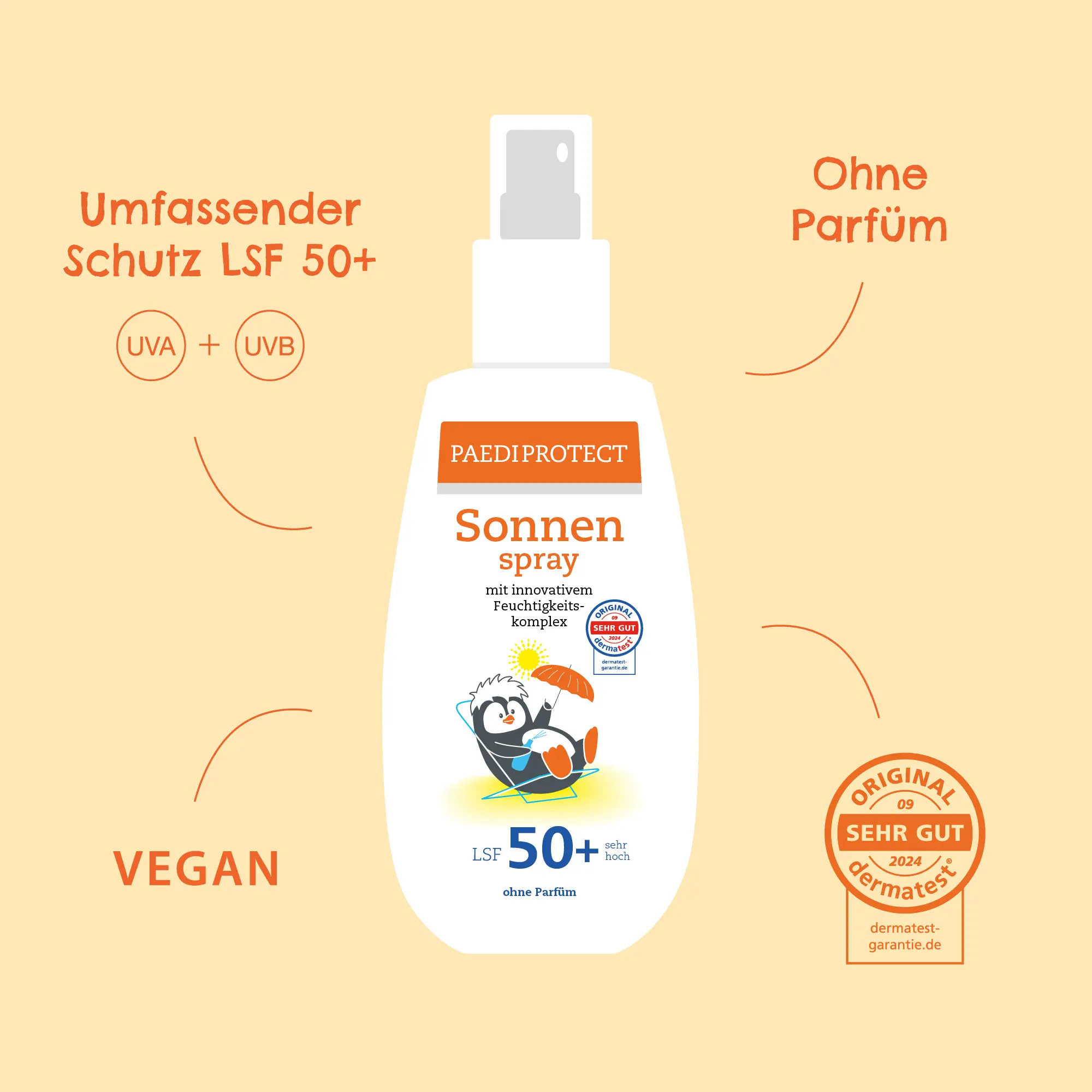 Sonnenspray LSF 50+ 3 PAEDIPROTECT Sonnenspray