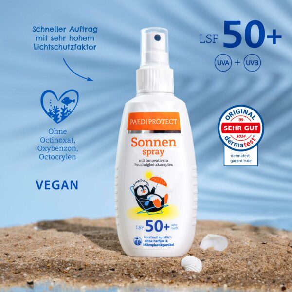 Paediprotect Sonnenspray Zeichen 2025