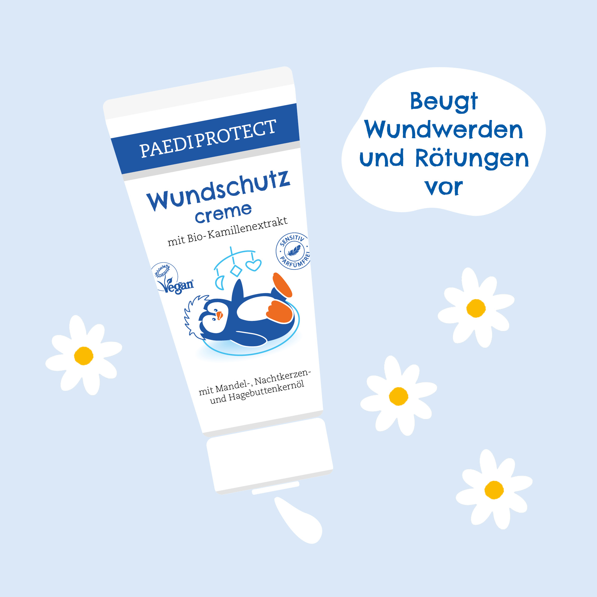Hallo Baby Hautpflege Set - das beste Geschenk zur Geburt 11 Paediprotect Wundschutzcreme 50ml 4260401412185 B3