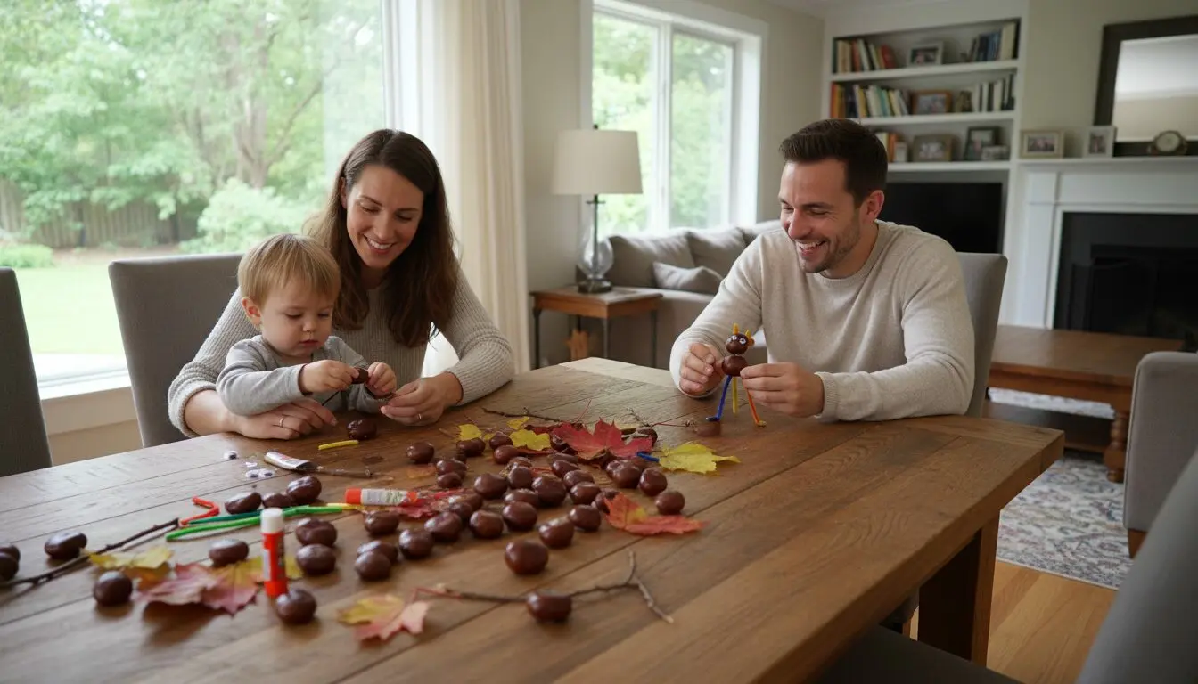 Was man im Herbst mit Kindern basteln kann - 15 tolle Ideen! 1 basteln mit Kindern im Herbst